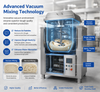 Industrial Vacuum Dough Mixer Machine for Bakery Meat Processing