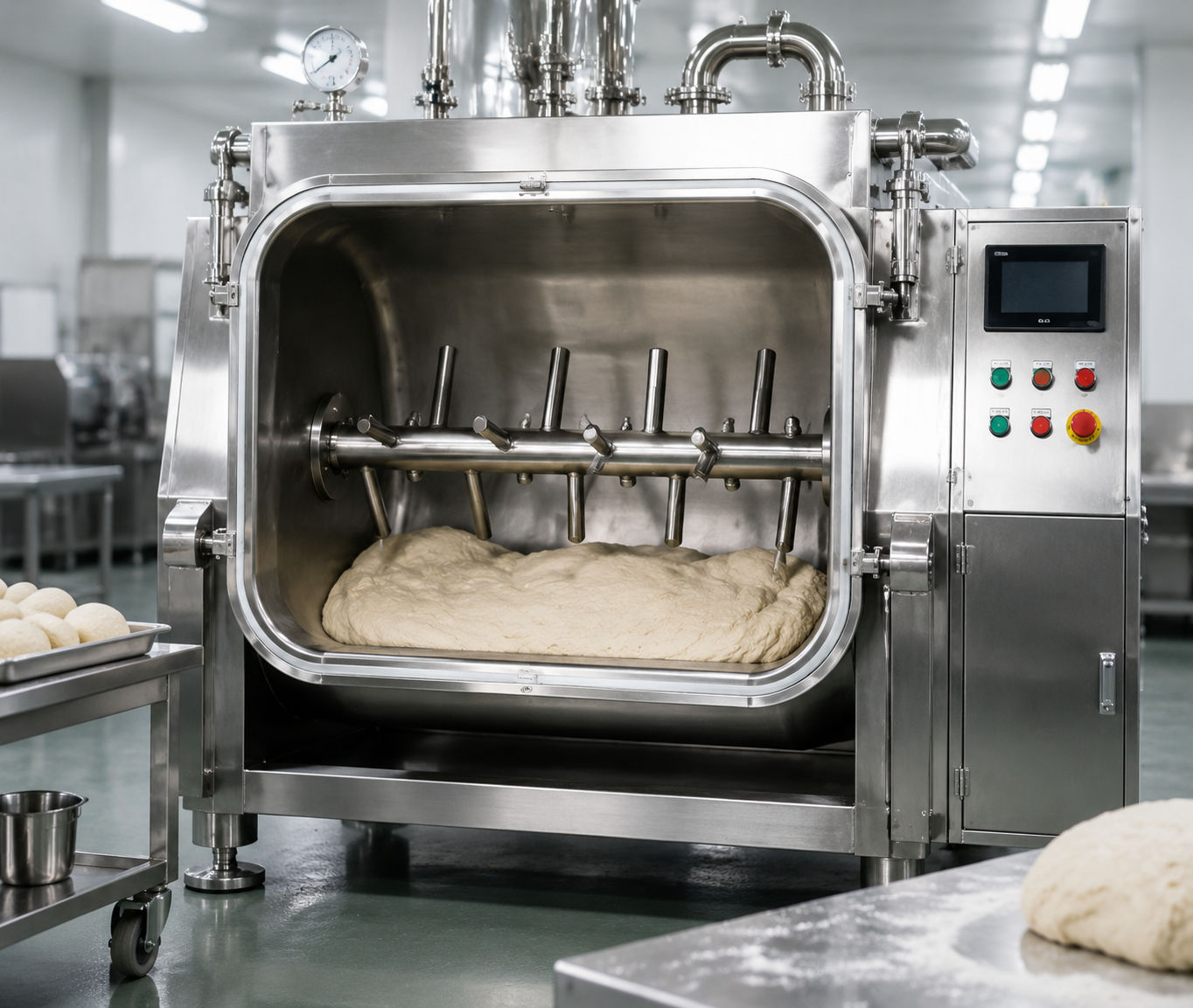 Vacuum Dough Kneading Machine