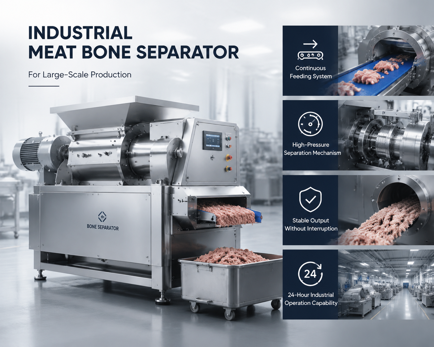 Meat Separating Machine