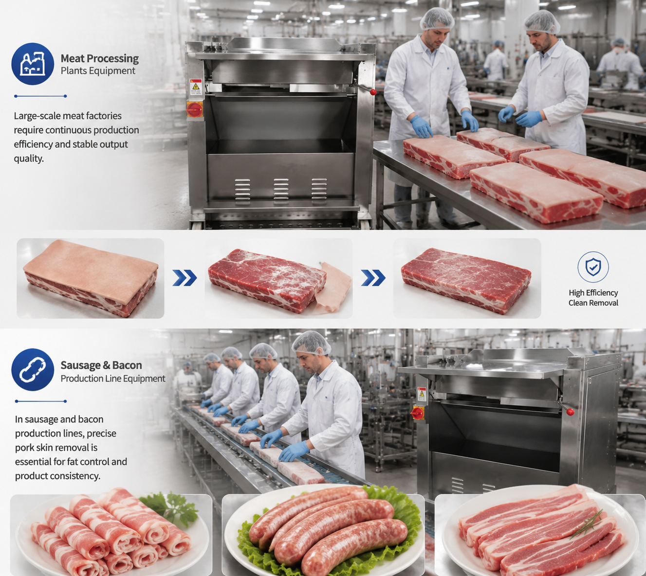 Meat Skin Separator