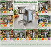 Commercial Vegetable Slicing & Shredding Machine for Potato Cabbage Onion Processing