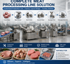 Industrial Vacuum Bowl Cutter Machine High Speed Meat Processing Equipment