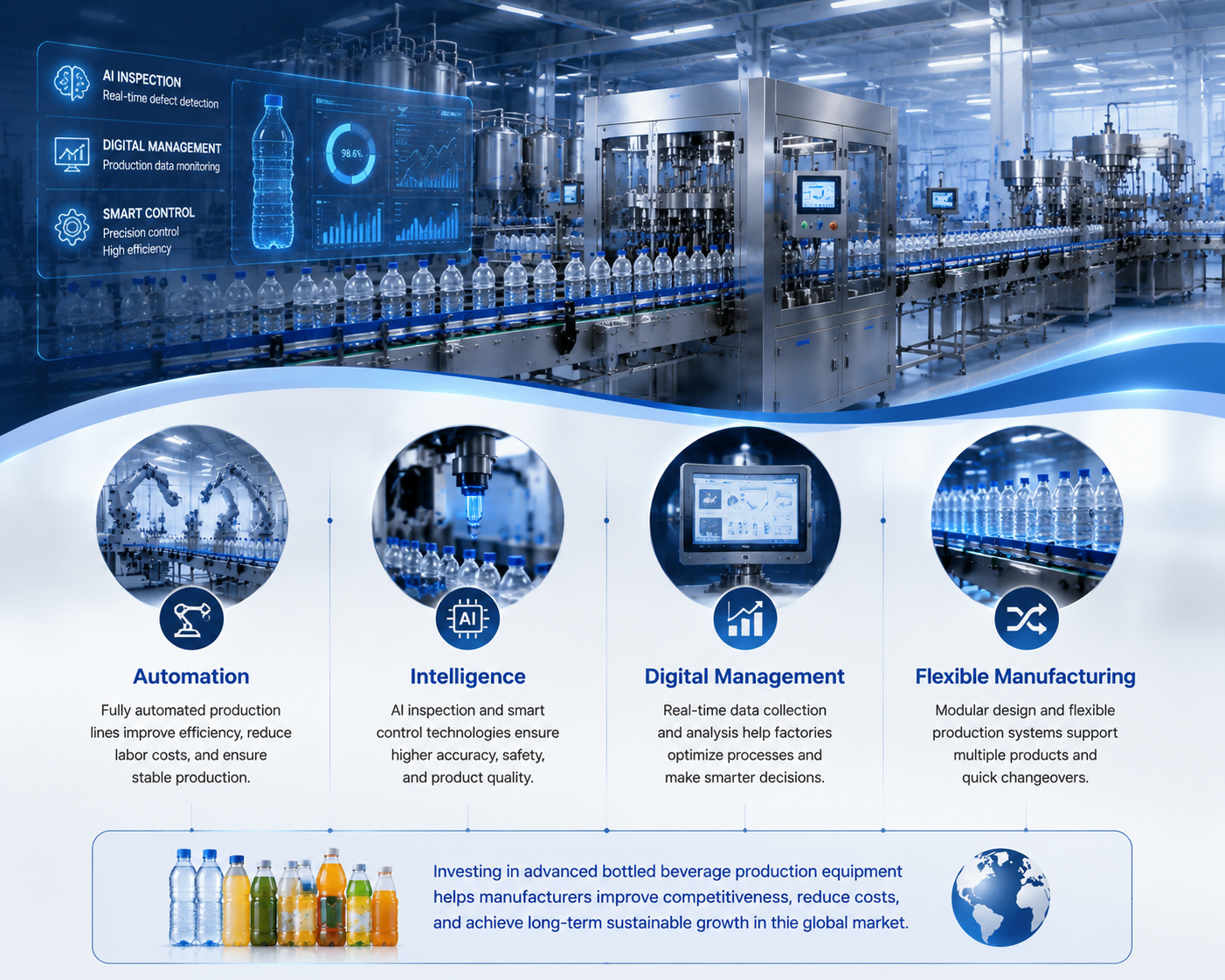 Complete Bottled Beverage Production Line