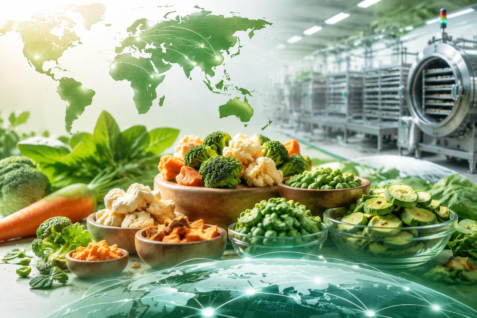 Freeze Dried Vegetable Production Line