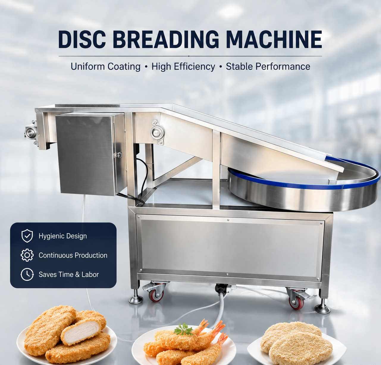 Rotary Disc Crumb Breader