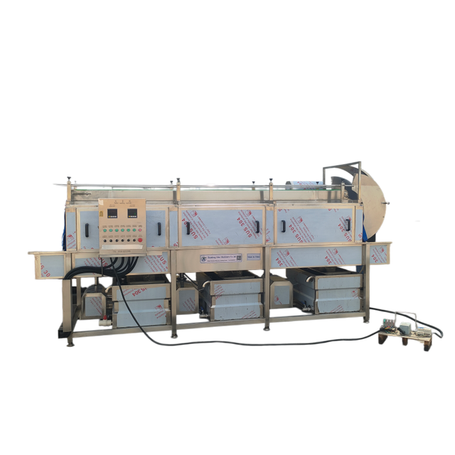 Water Recycle Automatic Plastic Basket Washing Machine For Food Processing Factory