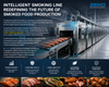 Oven Industrial Stainless Steel Smokehouse Machine for Meat Fish Sausage Processing Factory