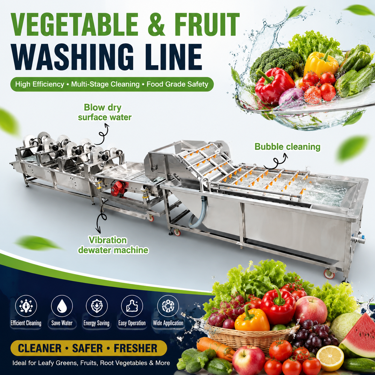 Fresh-Cut Vegetable Processing Line: Process, Equipment and Plant Layout