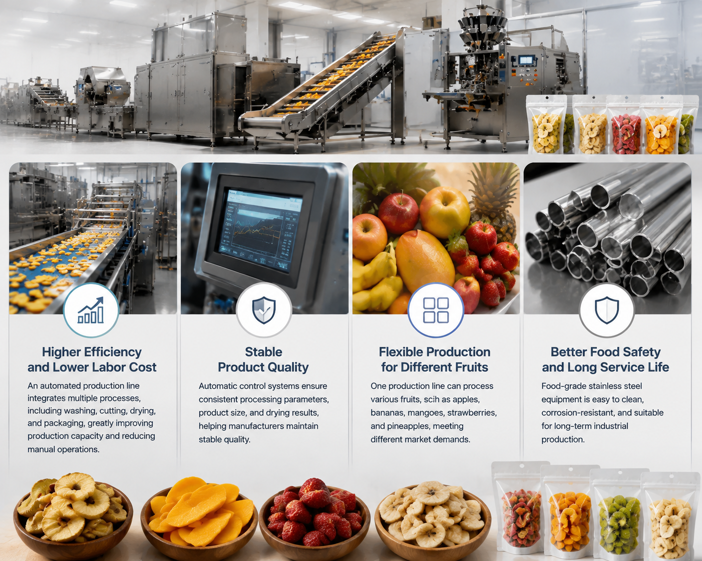 Dried Mango Processing Line