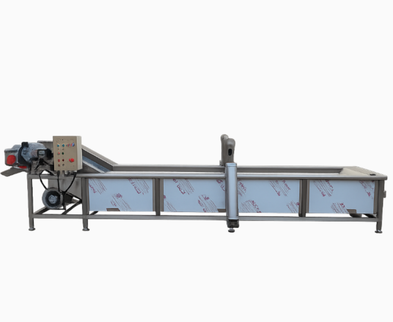 Automatic Closed Conveyor Air Cooling Line | Industrial Cooked Food Rapid Cooling Machine