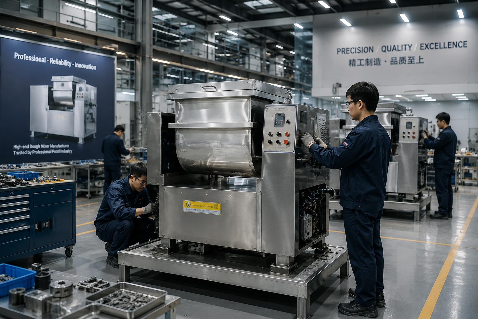 Frequency Conversion Vacuum Dough Mixing Machine