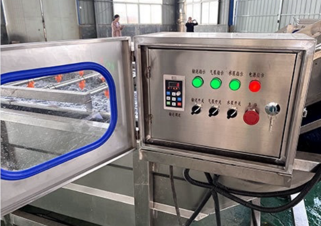 Industrial Bubble Vegetable Washing Machine Fruit Cleaning System Equipment
