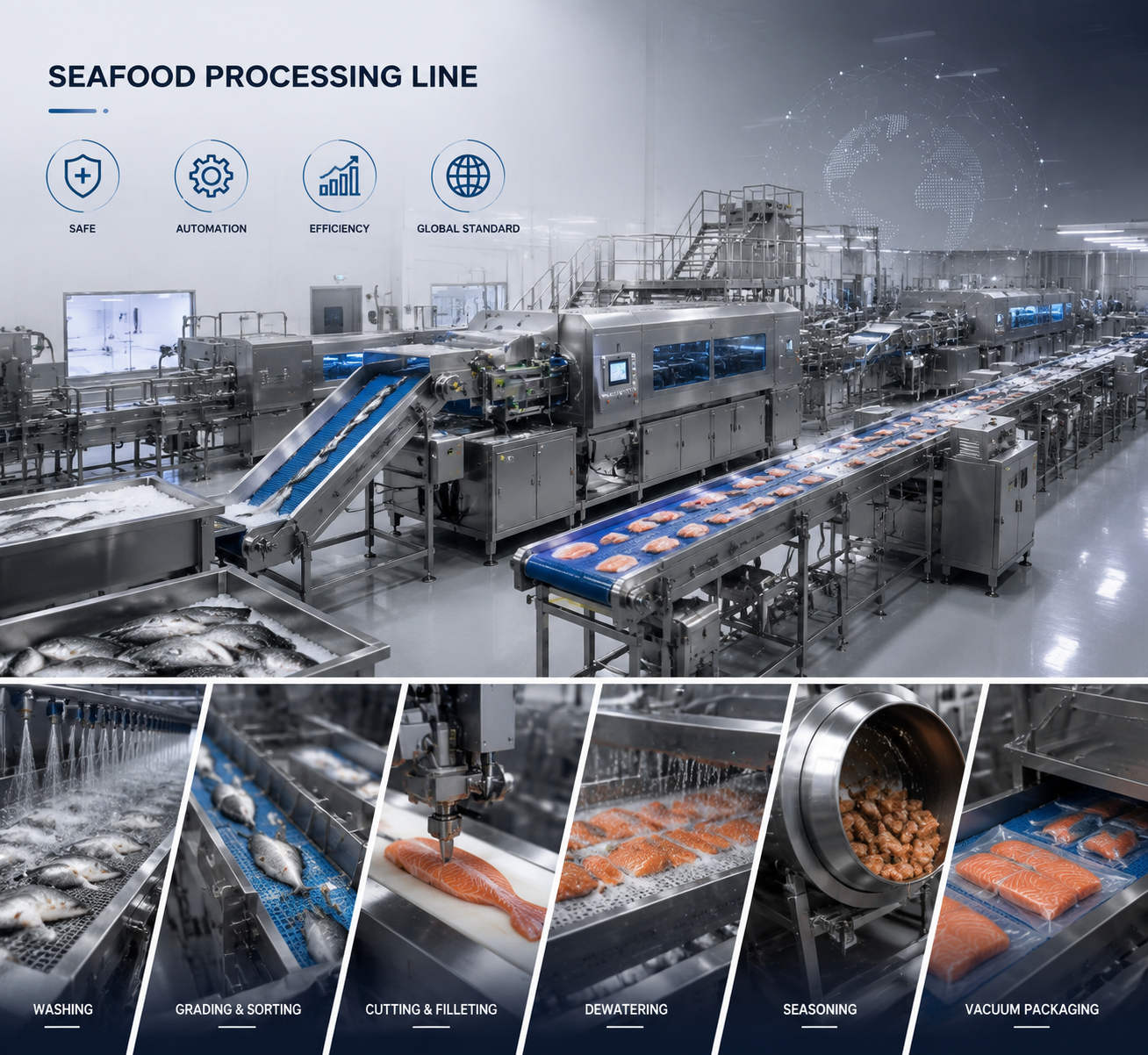 Seafood Processing Production Line