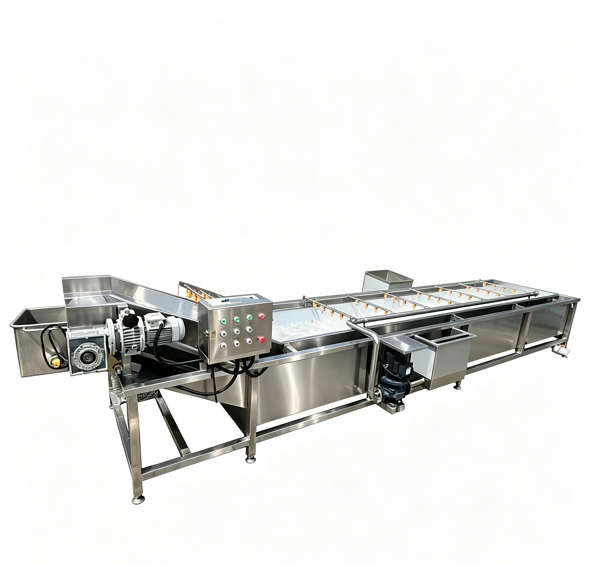 Industrial Bubble Vegetable Washing Machine Fruit Cleaning System Equipment