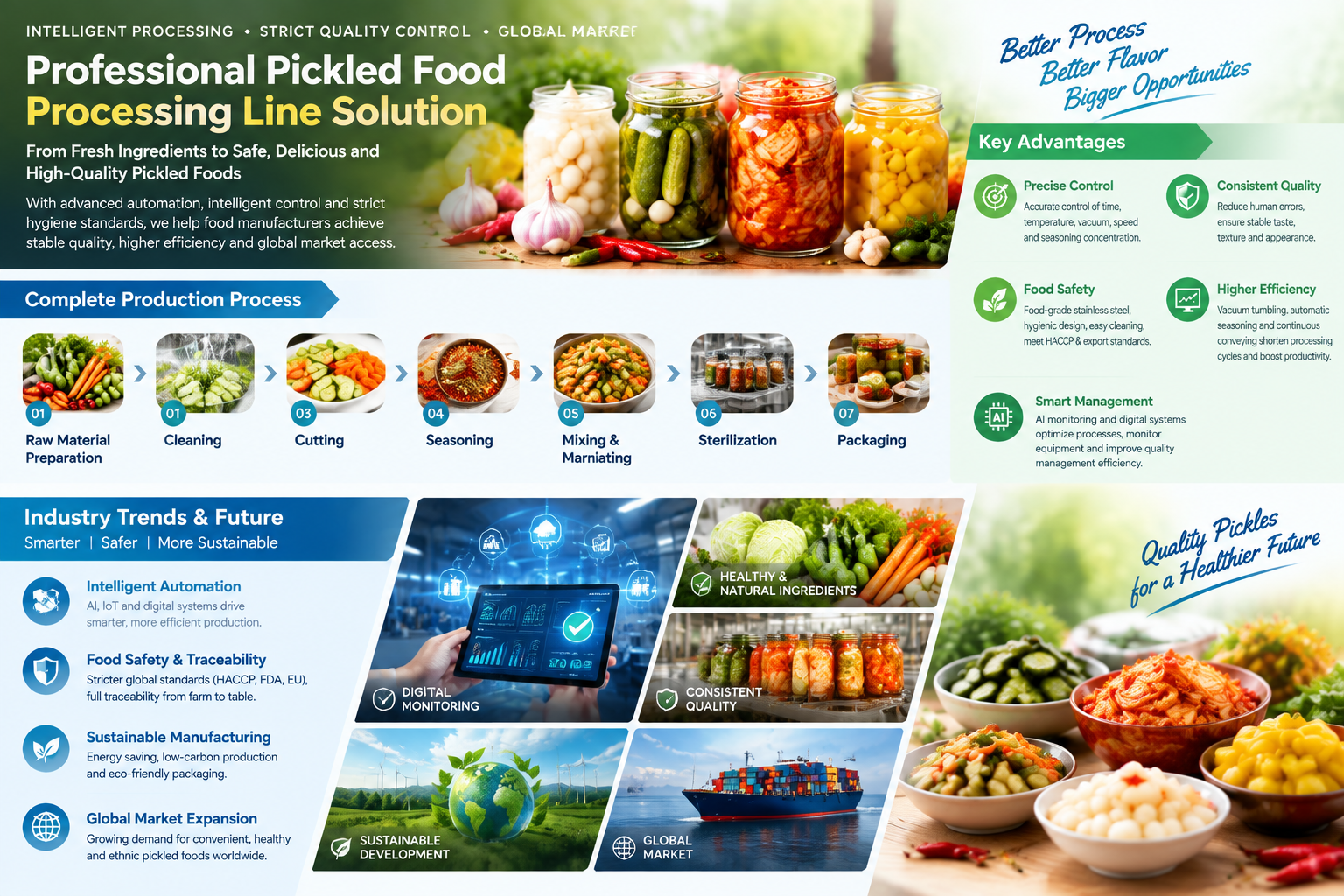 Industrial Pickled Food Processing Line
