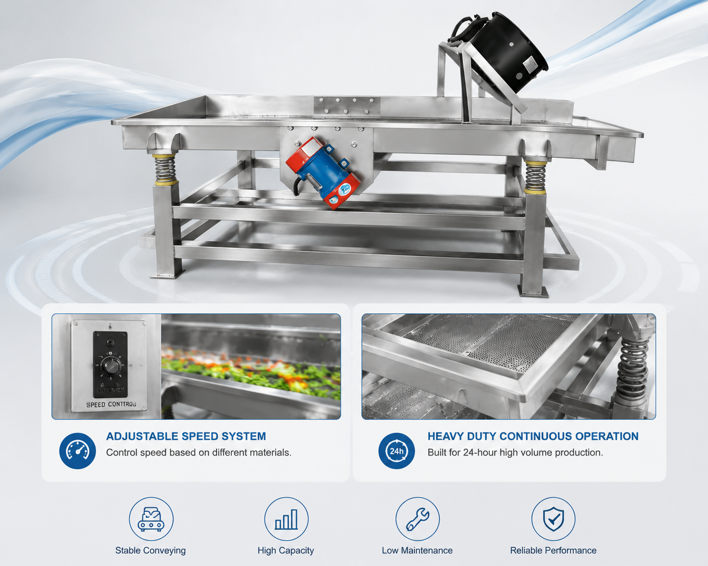 Dewater Vibration Conveyor