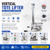 Vertical Trolley Lifting & Dumping Machine | Eliminate Manual Cart Handling Injury Risk