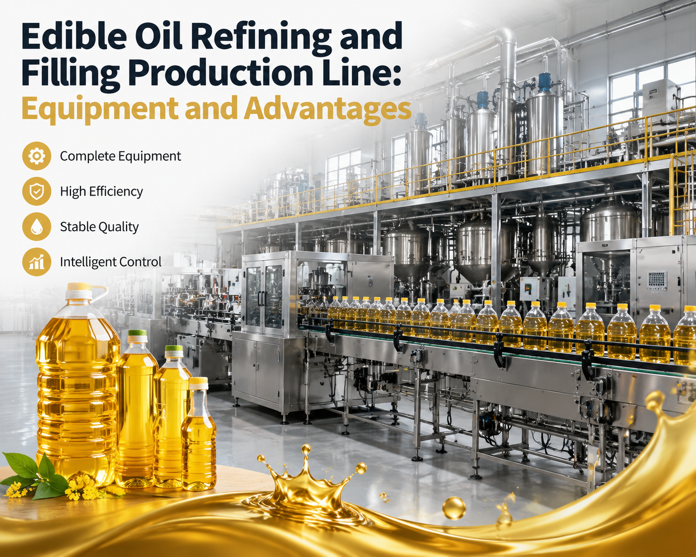 Edible Oil Refining and Filling Production Line: Equipment and Advantages