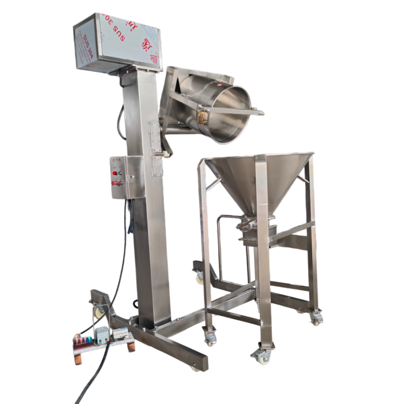 Vertical Trolley Lifting & Dumping Machine | Eliminate Manual Cart Handling Injury Risk