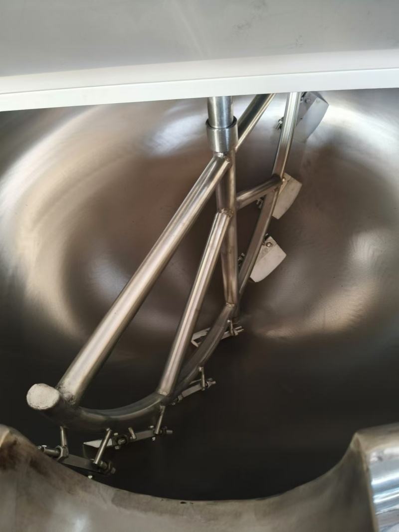 Commercial Steam Heating Jacketed Cooking Kettle for Food Processing