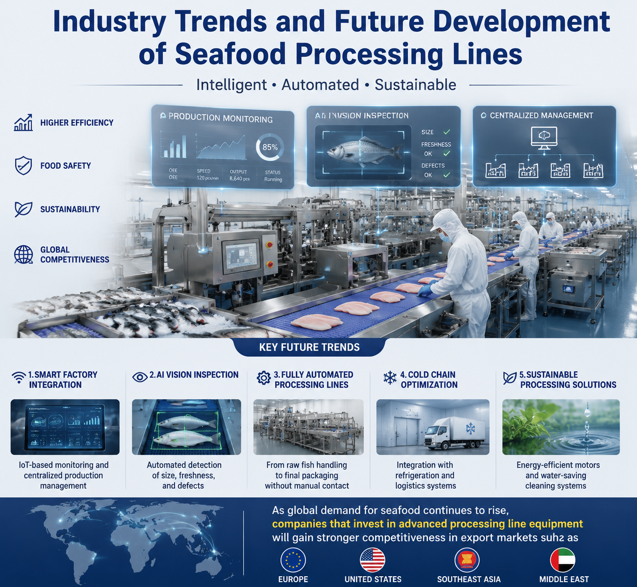 Seafood Processing Production Line